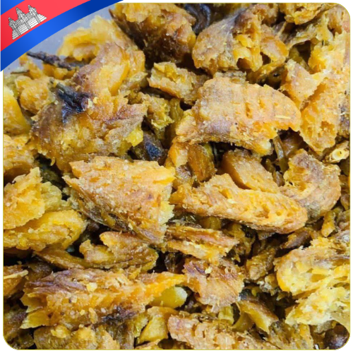 Big fried fish | សាច់ត្រីឆ្អើរ អណ្តែងធំ